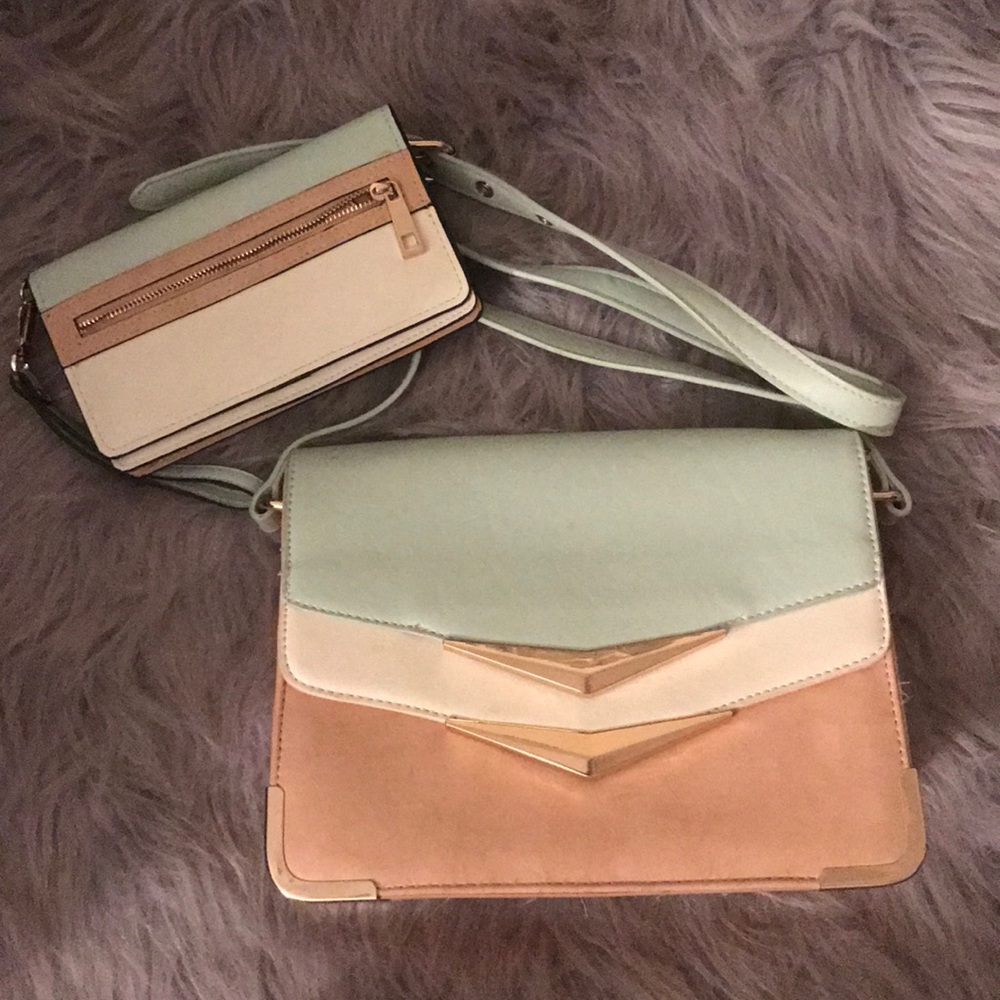 Cross body purse and wallet